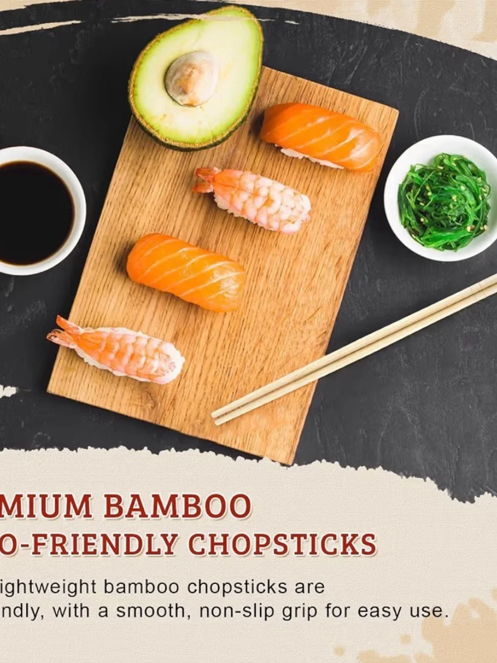 Disposable Bamboo Chopsticks - 100 ct
